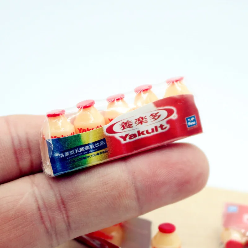 Casa de muñecas en miniatura, comida, supermercado, bebida de ácido láctico, modelo OB11 Blyth, accesorios para muñecas