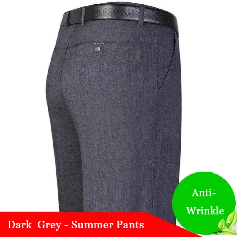 

Брюки мужские классические, официальный деловой костюм, повседневный костюм, облегающие брюки для офиса и работы, лето