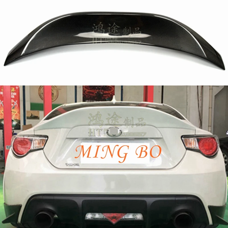 

FOR TOYOTA ZA86 GR86 For Subaru BRZ 2022 2023 Real Carbon Fiber FRP Spoiler REAR WING TRUNK LIP SPOILERS High Quality