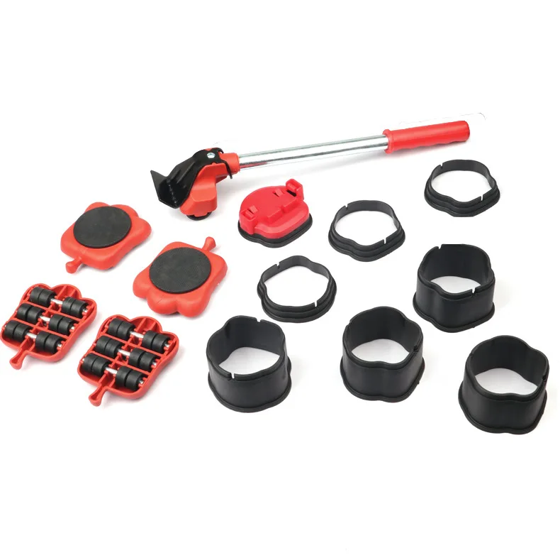 14-piece Convenient Plastic Mover Set, Tools for Lifting and Moving Heavy Objects