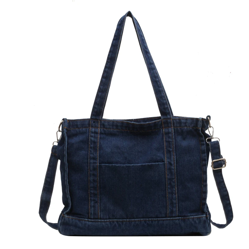 Women's Leisure Denim Shoulder Bags Designer High Quality Ladies Fashion Handbags Large-capacity Female Light Crossbody Bags