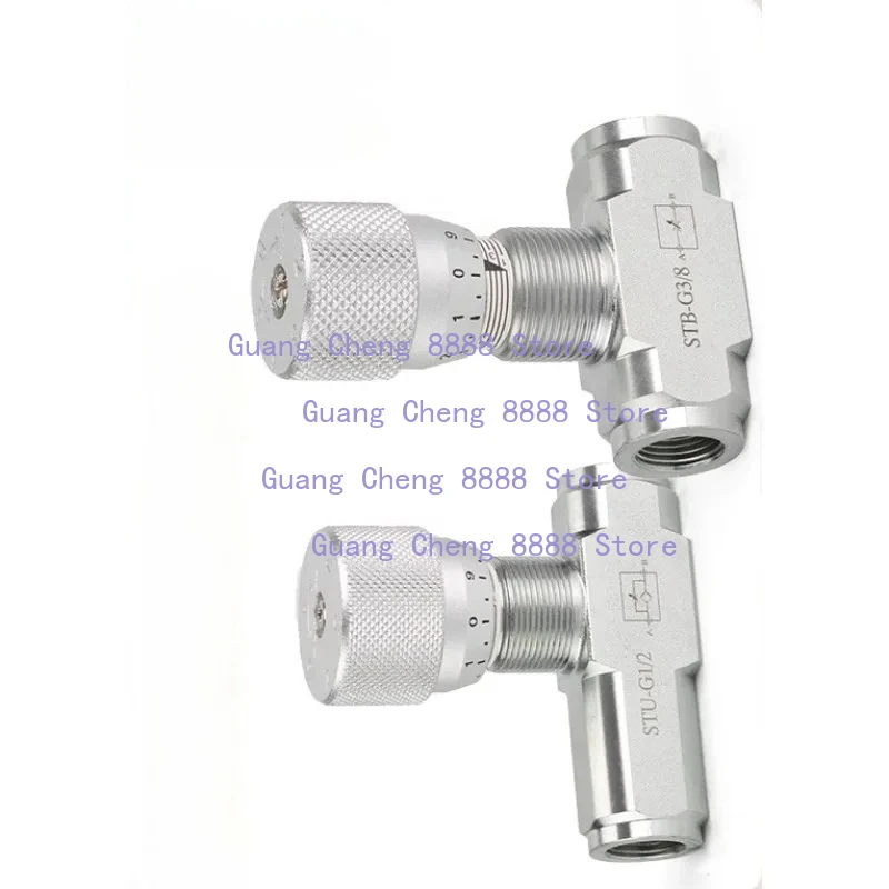 

Hydraulic Two-way Throttle Valve Speed Control Valve STB-G/NPT 1/4 3/8 1/2 3/4