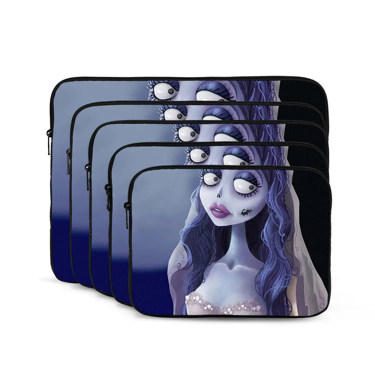 Emily The Corpse Bride Notebook Laptop Bag Case Pouch 10 12 13 15 17 Inch Notebook Sleeve Cover Bag Tablet Shockproof Case Bag