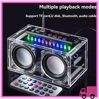 Compact DIY Bluetooth Speaker 87.5-108MHZ FM Radio Stereo DIY Kit Bluetooth Speaker DIY Kit FM Radio Soldering Practice Kit
