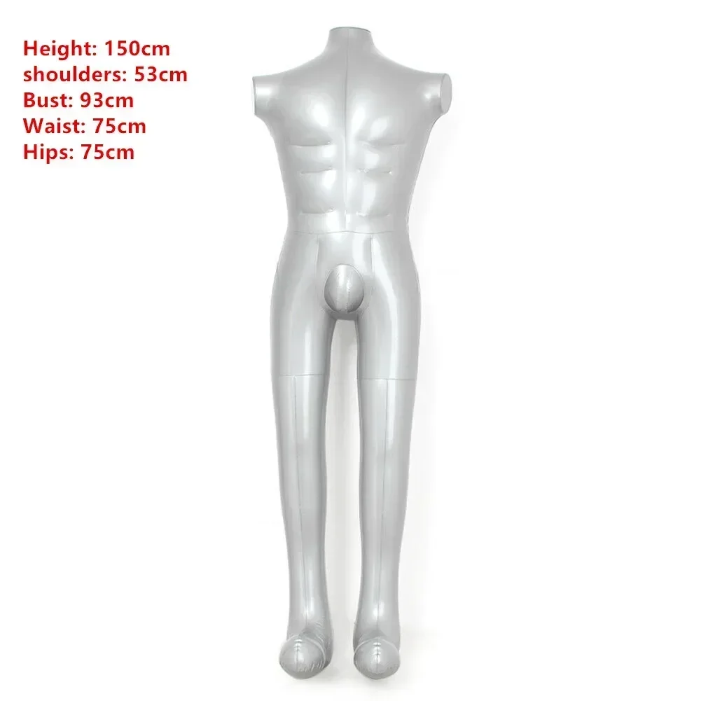 PVC Inflatable Mannequins Female Full Body for Clothing Display Dummy Women Men Model Dress Underwear Prop Display