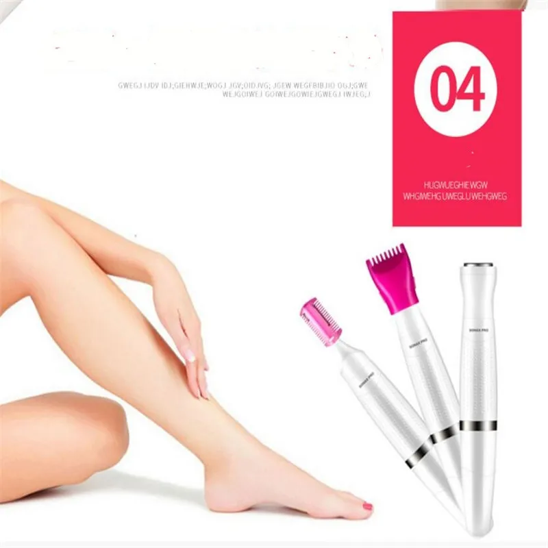 المحمولة الكهربائية النساء ماكينة حلاقة العانة المقص الوجه حلاقة الحلاقة الجسم بيكيني مزيل الشعر الحاجب حلاقة سيدة لنزع الشعر المتقلب