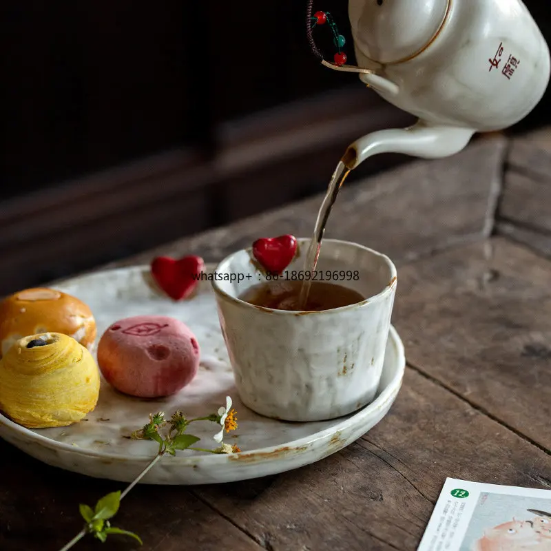 Ceramic Microwave Oven Cream Oat Cup Breakfast Bowl Yogurt Coffee Cup Ladies Personal High-end Delicate