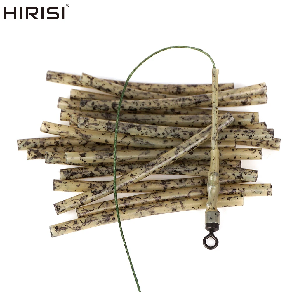 Hirisi AE074 20 Stück Karpfenangeln Schrumpfschlauch 1,4mm 2,8mm 3mm Terminal Tackle Zubehör Grobangel-Ausrüstung