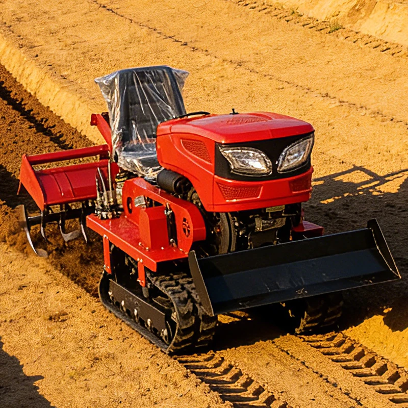 Agricultural Tractor for Soil Protection and High-Efficiency Tilling Efficient Tillage and Corn Planting in Challenging Terrain