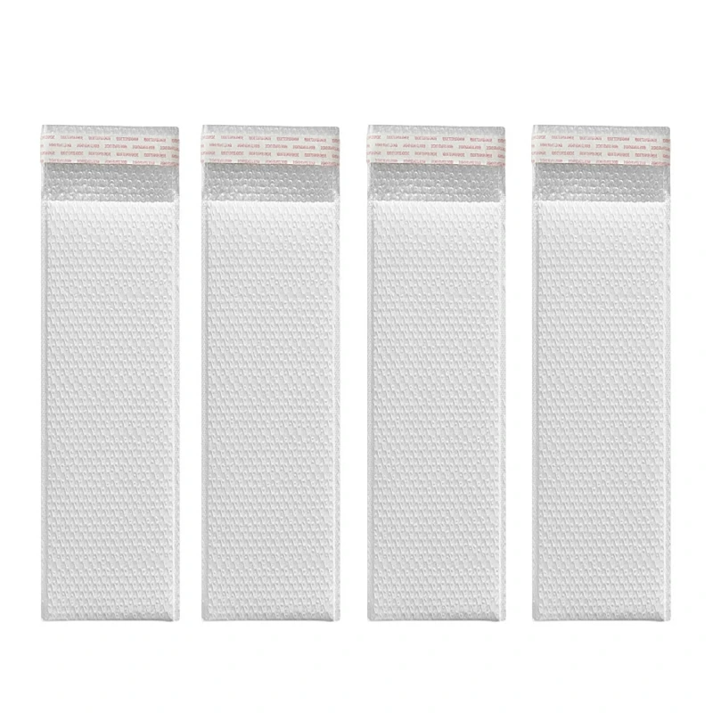 20pcs Black white Long Envelope Bubble Bag Narrow Compressive Resistant Bubble Film Express Self-adhesive Package Air Post Bags