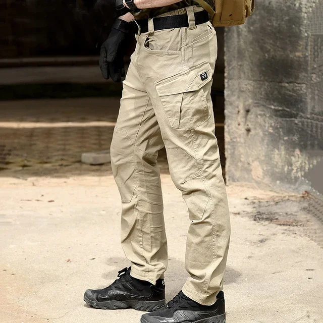 M3 Waterproof Tactical Hunting Pants Men Special Hiking Cargo Pants Multi Pocket Rip-stop Cotton Trousers