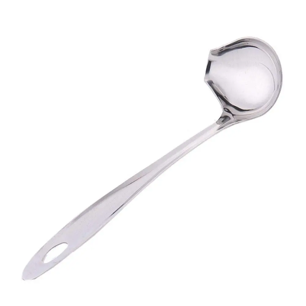 Stew Dipper Cooking Tools Long Handle Kitchen Ladle Duck Mouth Shaped Spoon Stainless Steel Tableware Scoop