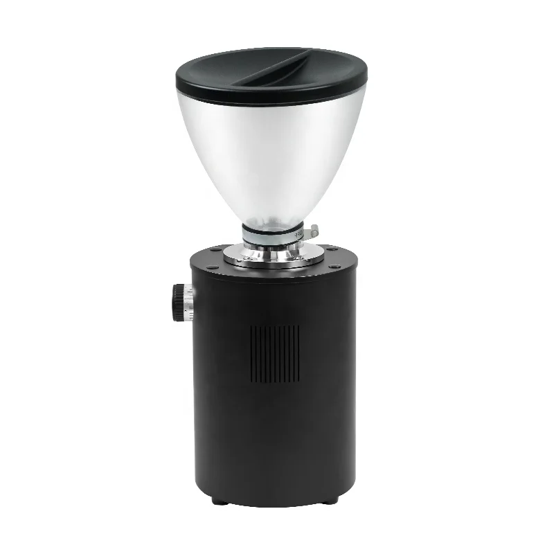 Professional Electric Coffee Bean Grinder with Titanium Coating Blade Aluminum Housing for Commercial Use Factory s
