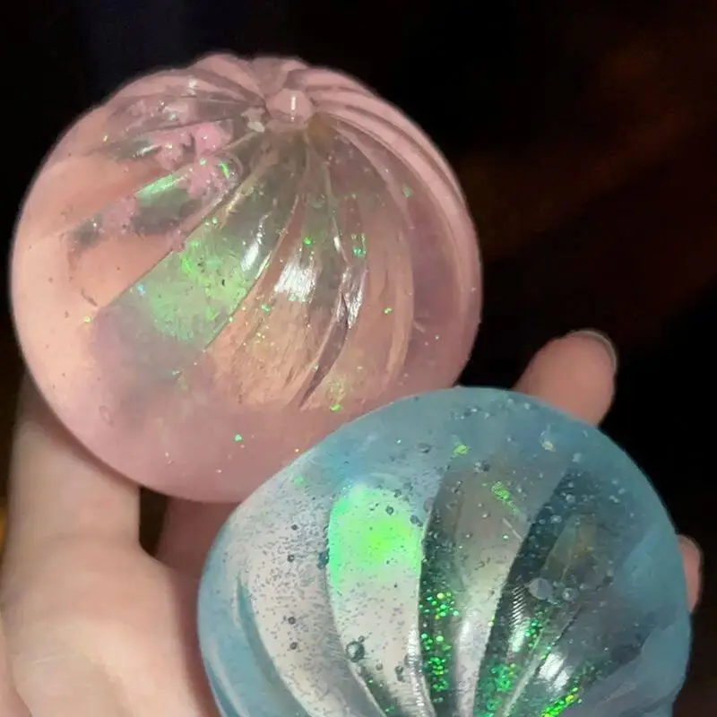 Multi Sizes 1/2/4Pcs Gold Powder Maltose Texture Bun Dumpling Stress Ball Soft Kneading Fidget Squeeze Toy Mini Desktop Ornament