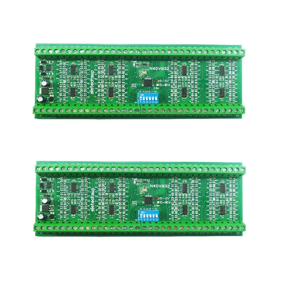 

Коллектор дифференциального напряжения RS485 32-AI, Modbus RTU 0-5 в 0-10 В, аналоговая Входная система сбора сигнала ADC, 12 В 24 В постоянного тока, N4DVB32