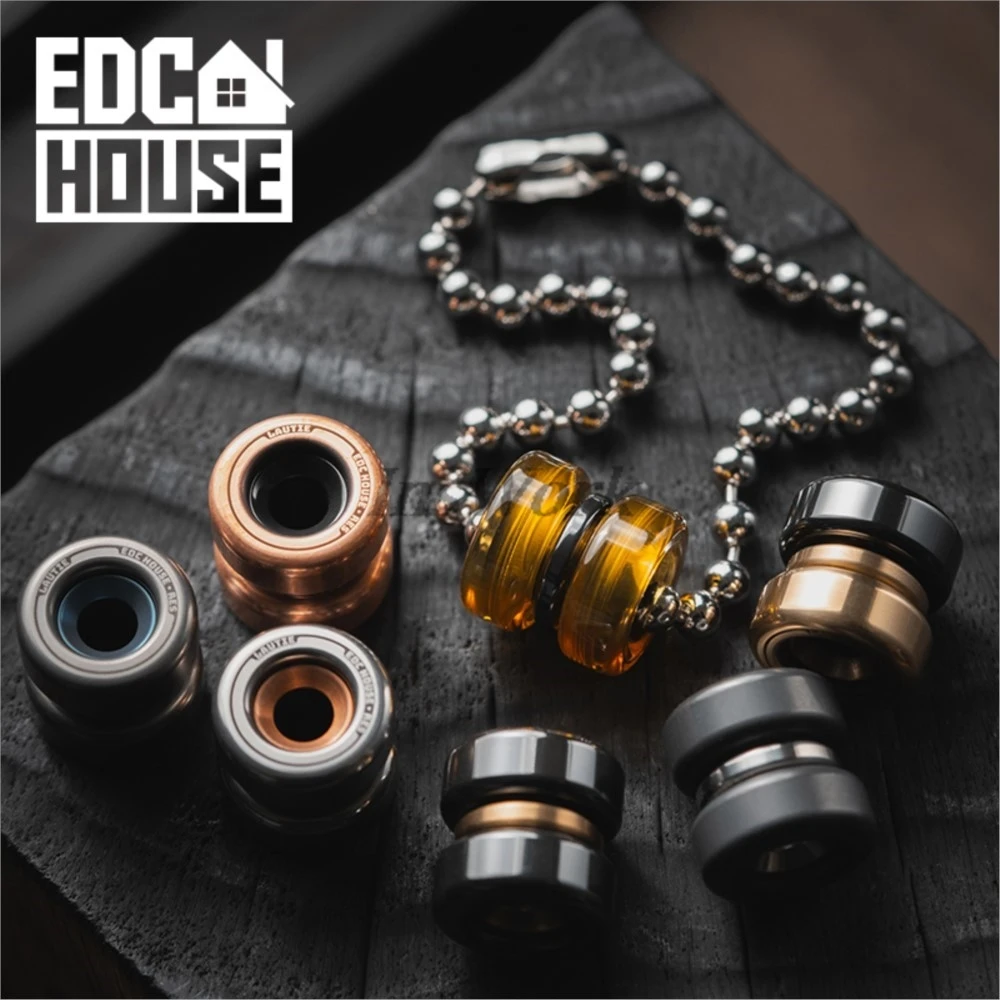 LAUTIE EDC „Rystor” Wisiorek EDC Dom Palec Gyro Akcesoria Metalowy suwak Fidget Fidgets Zabawki