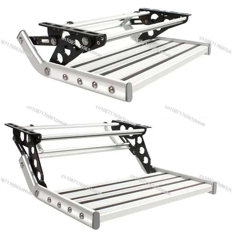 RV Caravan Trailer Folding Step For Camper High Quality Aluminum Alloy Double Layer /Single Layer With Lights