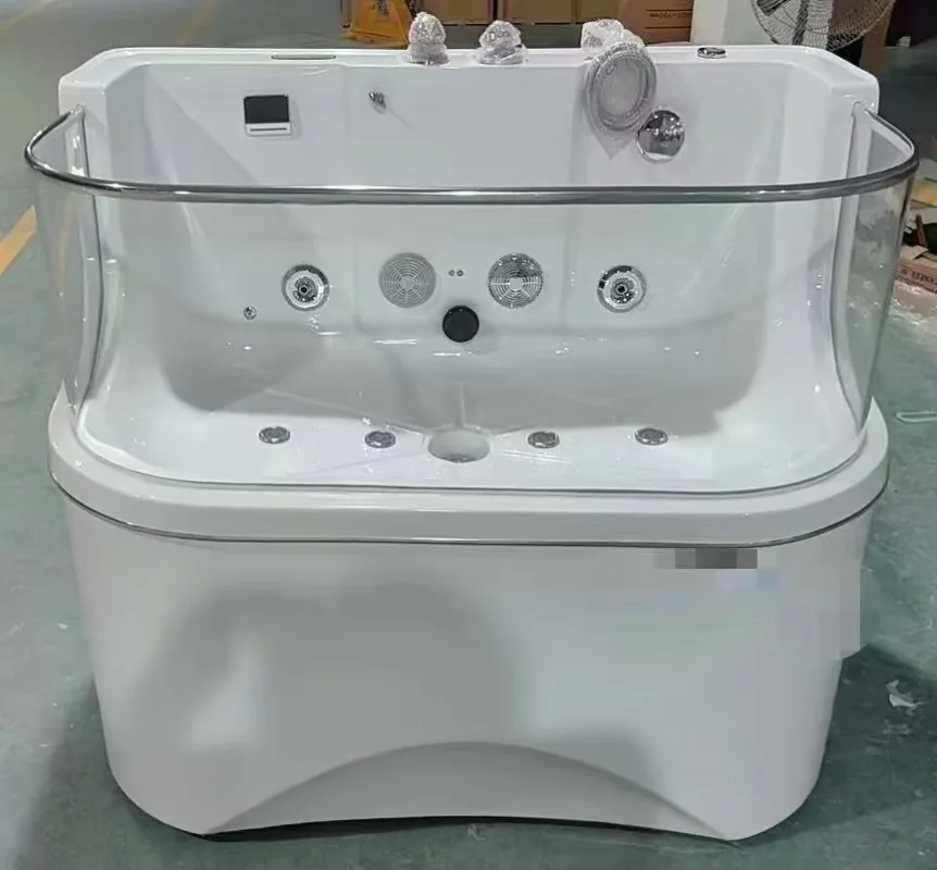 

Acrylic Pet Grooming Spa Bathtub for Pet Beauty Salon Ozone Dog Spa Milk Bath Pet Grooming Tub Bathing Grooming Products