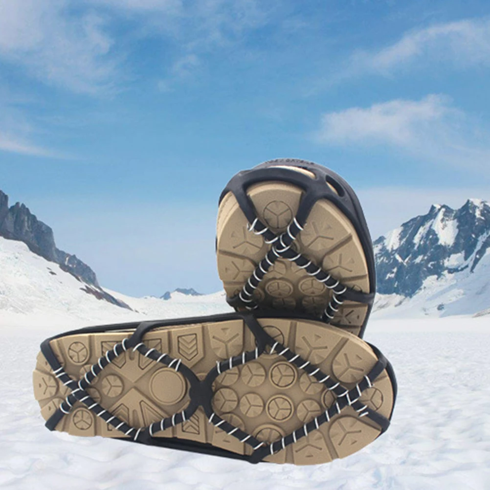 

Non-slip Shoe Covers Crampons Shoes Mountaineering Lightweight Anti-S Climbing