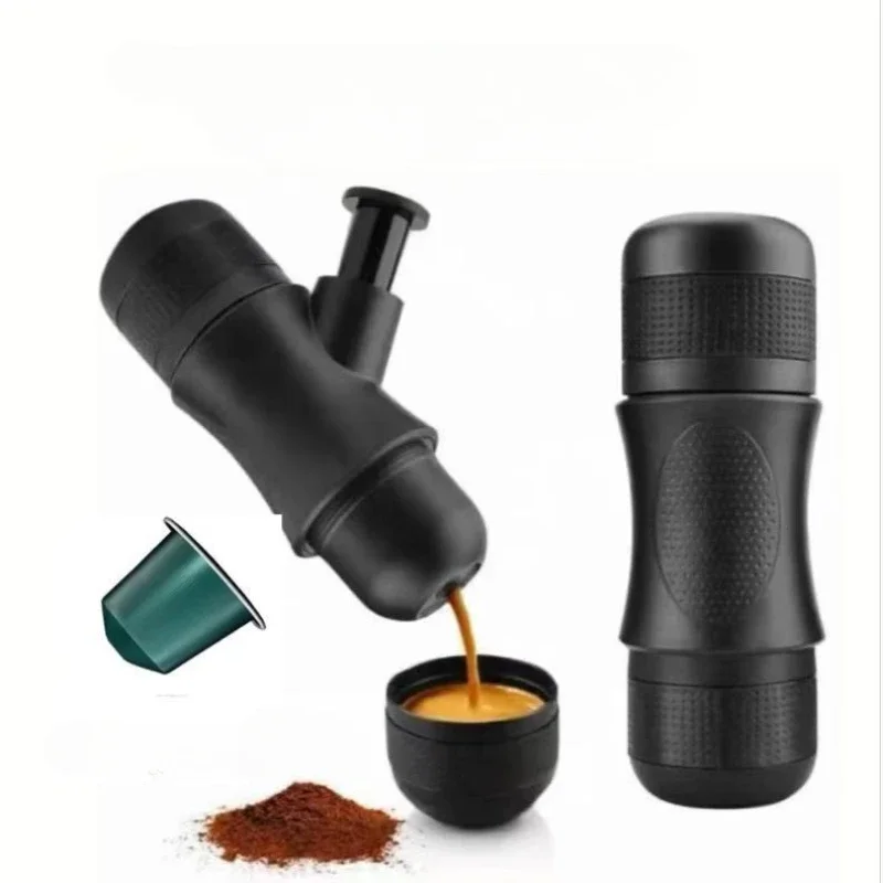 Mini Portable Hand Press Coffee Machine Travel Carry-on Car Manual Integrated Outdoor Coffee Machine Small Hand Press Coffeeware