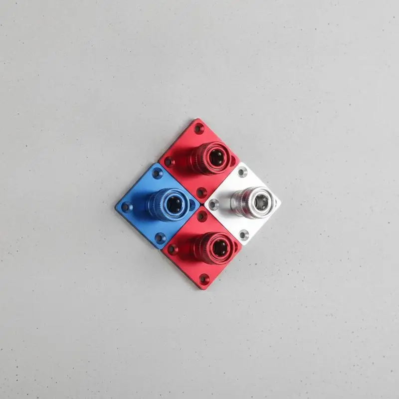 1/4 Quick Connect Aluminum Wall Mount Bracket Colorful Wall Holder For Car Wash Foam Cannon Bottle Storage Fixed Support Stand