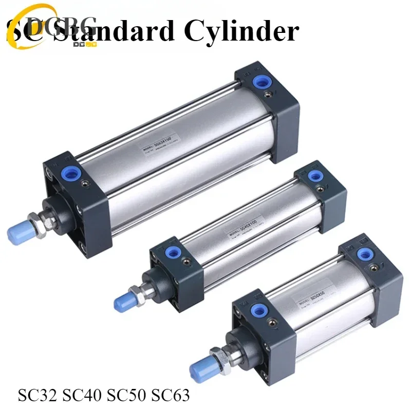 SC Standard Sylinder three-axis three-guide cylinder guide bracket pneumatic guide post SC32 40 50 63-50 75 100 200 300 400 500