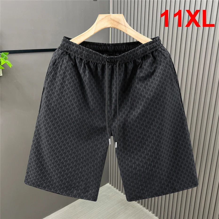 

Summer Quick-drying Shorts Men 11XL Plus Size Stretch Shorts Fashion Casual Short Pants Male Big Size 10XL