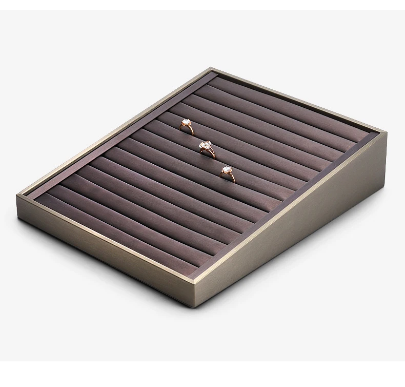 Bevel Jewelry Display Tray Ring Necklace Storage Bracelet Earrings Organizer Jewelry Exhibition Display Props Storage Of Jewelry