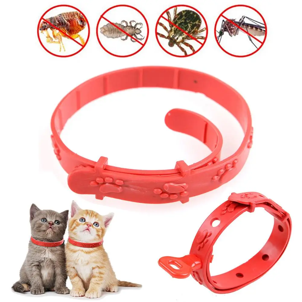 1pcs Anti-flea Pet Collar Adjustable Necklace Mite Remover For Dogs And Cats Pet Products Pets Accessories I7Z1