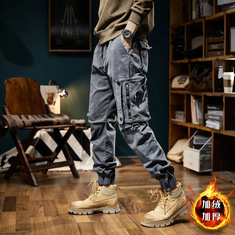 Simple Plucked Straight Leg Pants Fashionable Personalized Work Trousers High Arcade Style Casual No Ironing Process Required