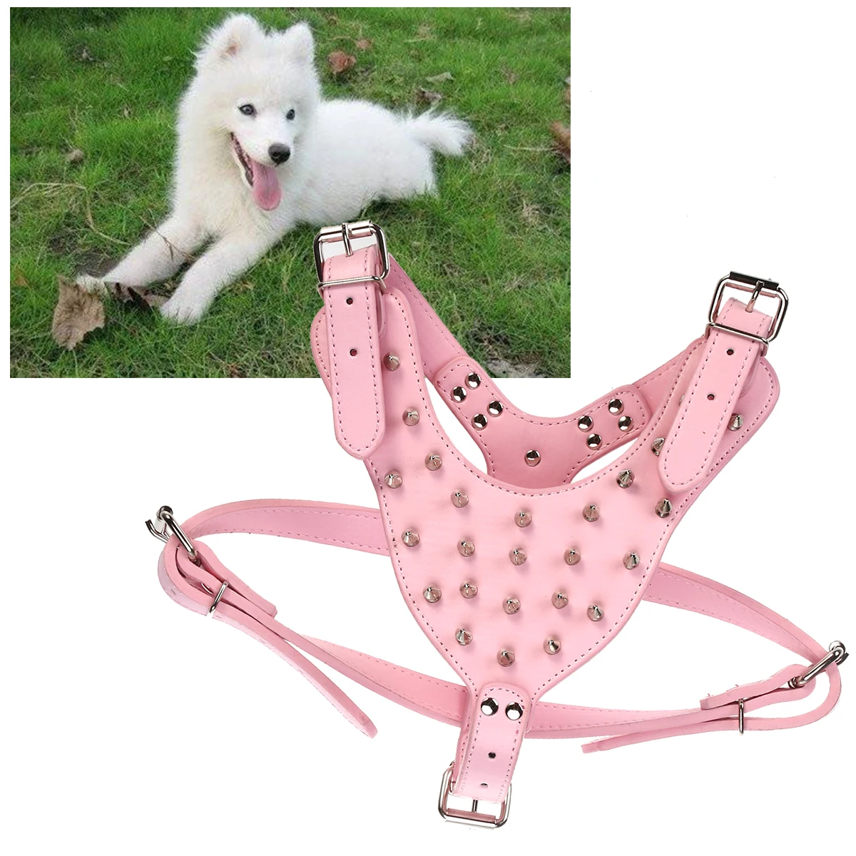 

PU dog harness Spike dog harness harness Terrier harness