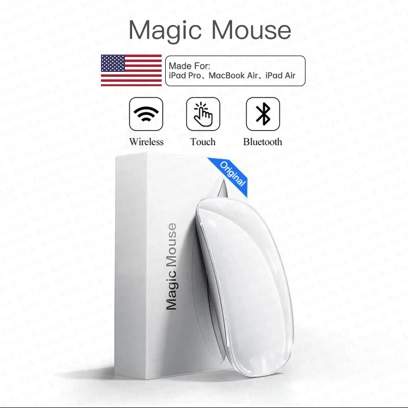 For Apple Original Wireless Bluetooth Touch Magic Mouse For