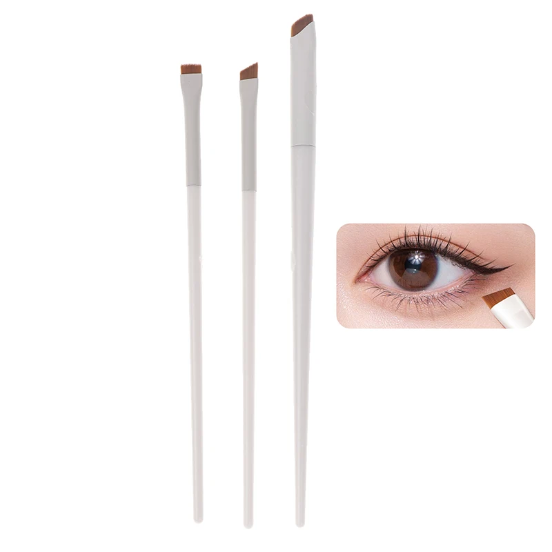 1Pcs Blade Eyeliner Brush Eyebrow Brush Portable Flat Fine Eye Liner Brow Contour Makeup Brushes Makeup Tool