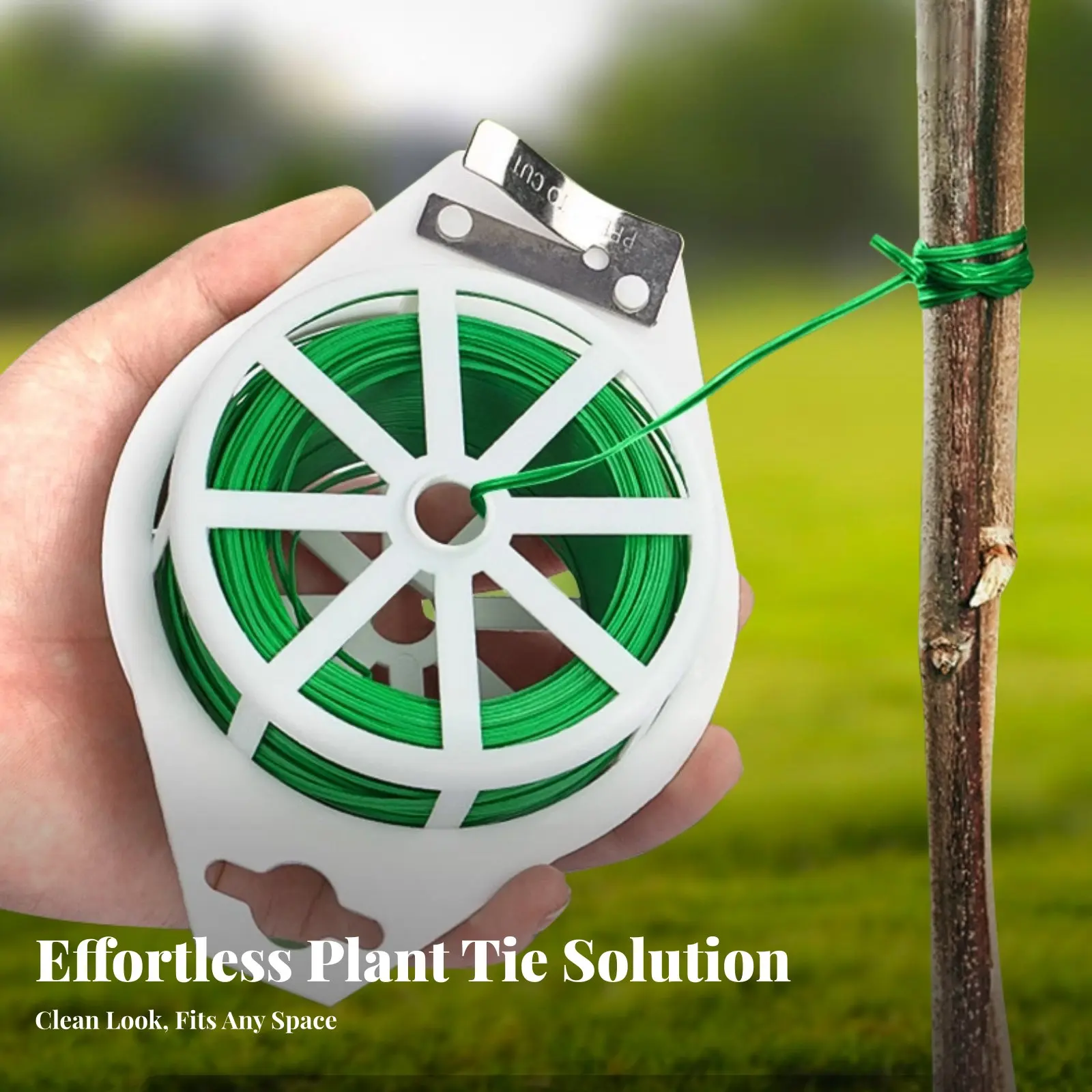 

Гибкая проволока для подвязки растений в рулоне, садовая проволока-твист с кусачками, долговечные садовые принадлежности, универсальные.