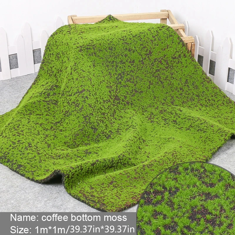 Artificial plants moss lawn carpet natural landscape landscaping green home living room wall floor festival wedding decoration