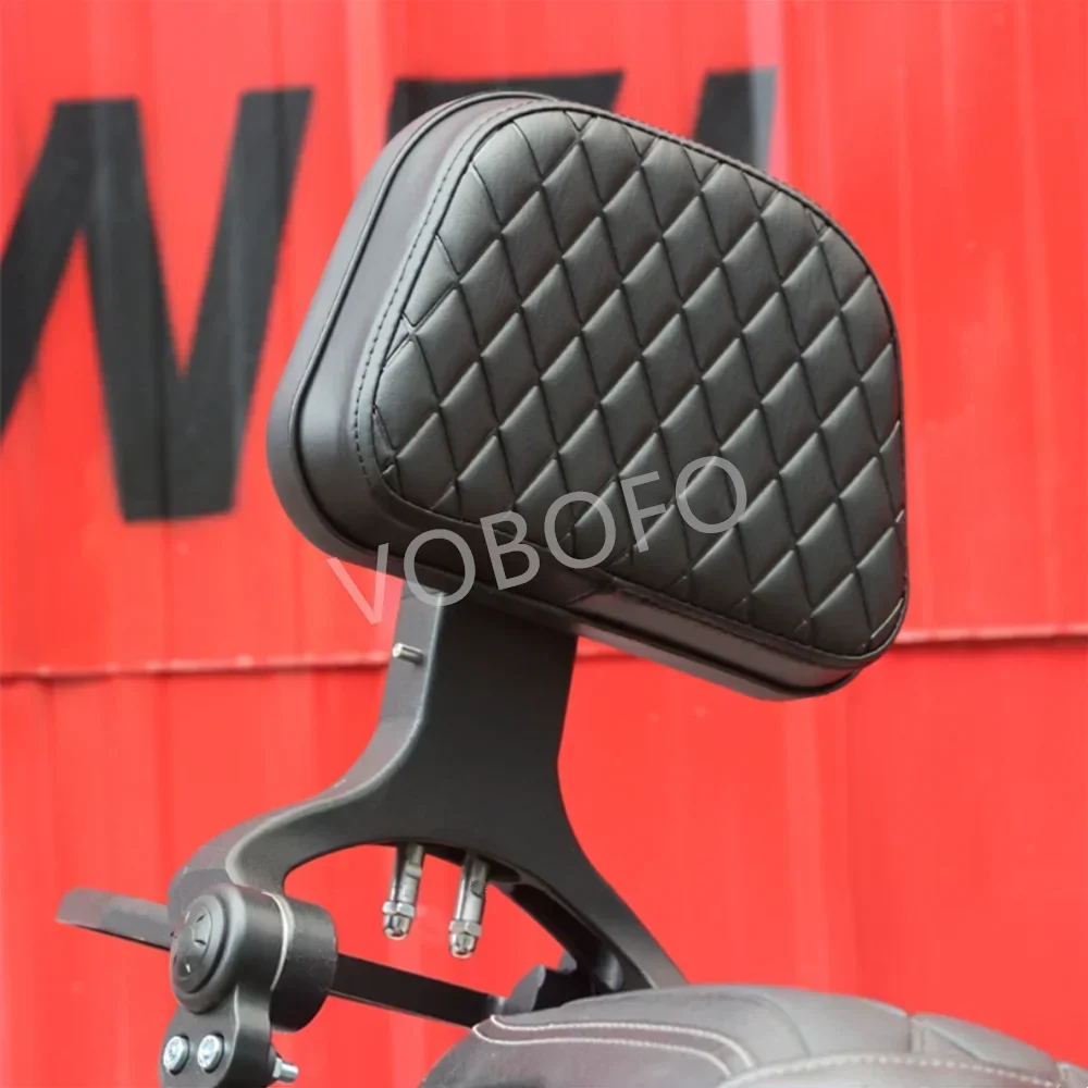 For LONCIN VOGE CU525 CU 525 CU-525 motorcycle modified folding backrest and tail frame stretchable lumbar support accessories