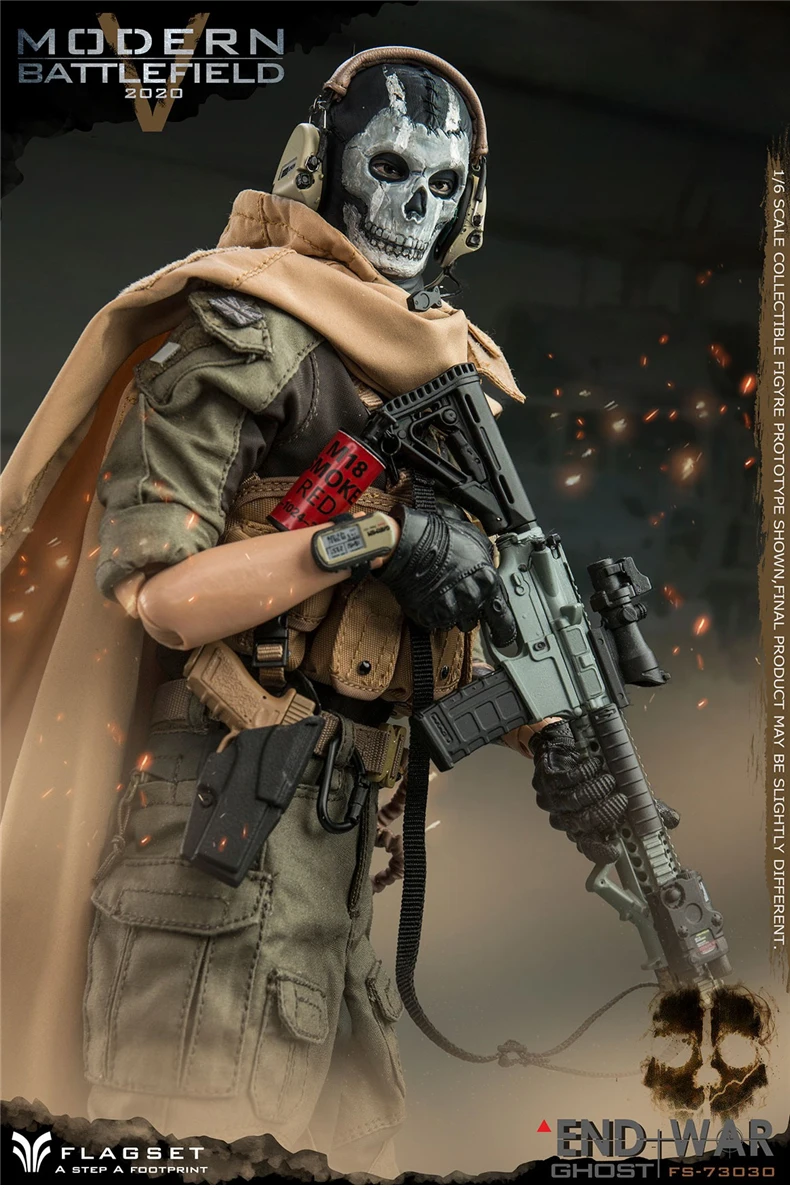 ViiKONDO FLAGSET FS73030 1/6 Scale Male Soldier Ghost Death Squad End War Series Military Army Full Set 12in Action Figure Model