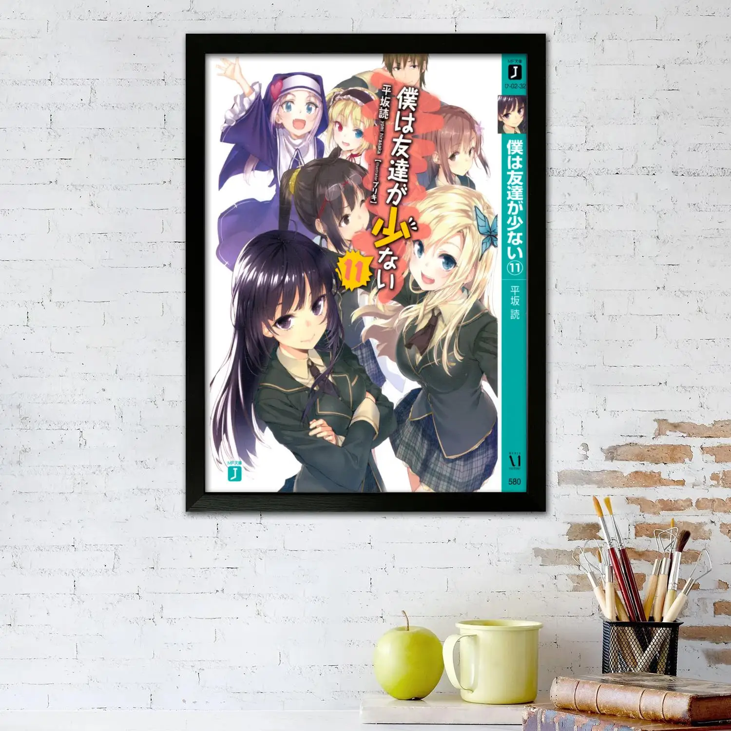 haganai novel Canvas Art Poster and Wall Art, Picture Print, Modern Family Bedroom Decor, Posters,Decorative painting