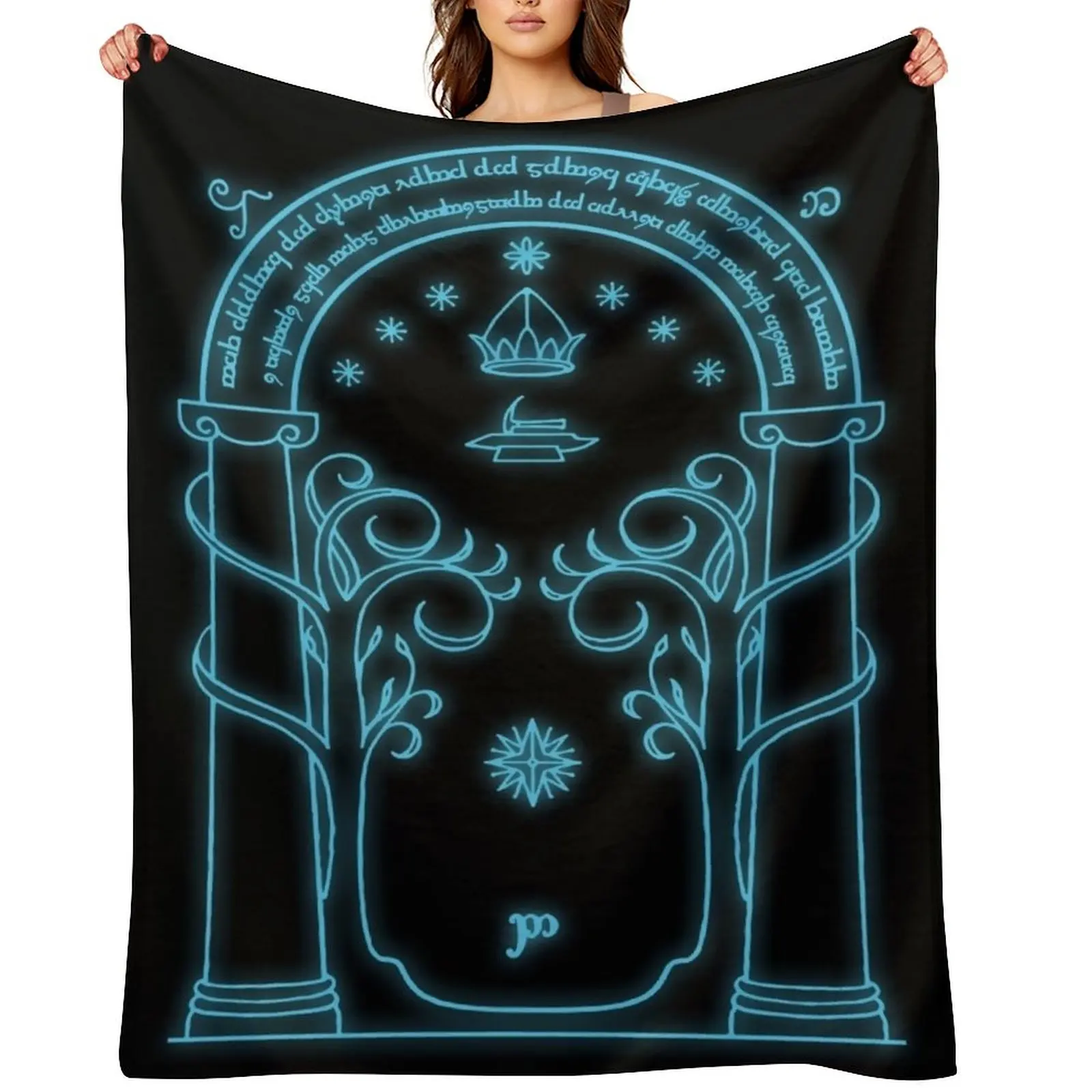 Manta de puerta Moria pesada para dormir, mantas para mudanzas de siesta más suaves