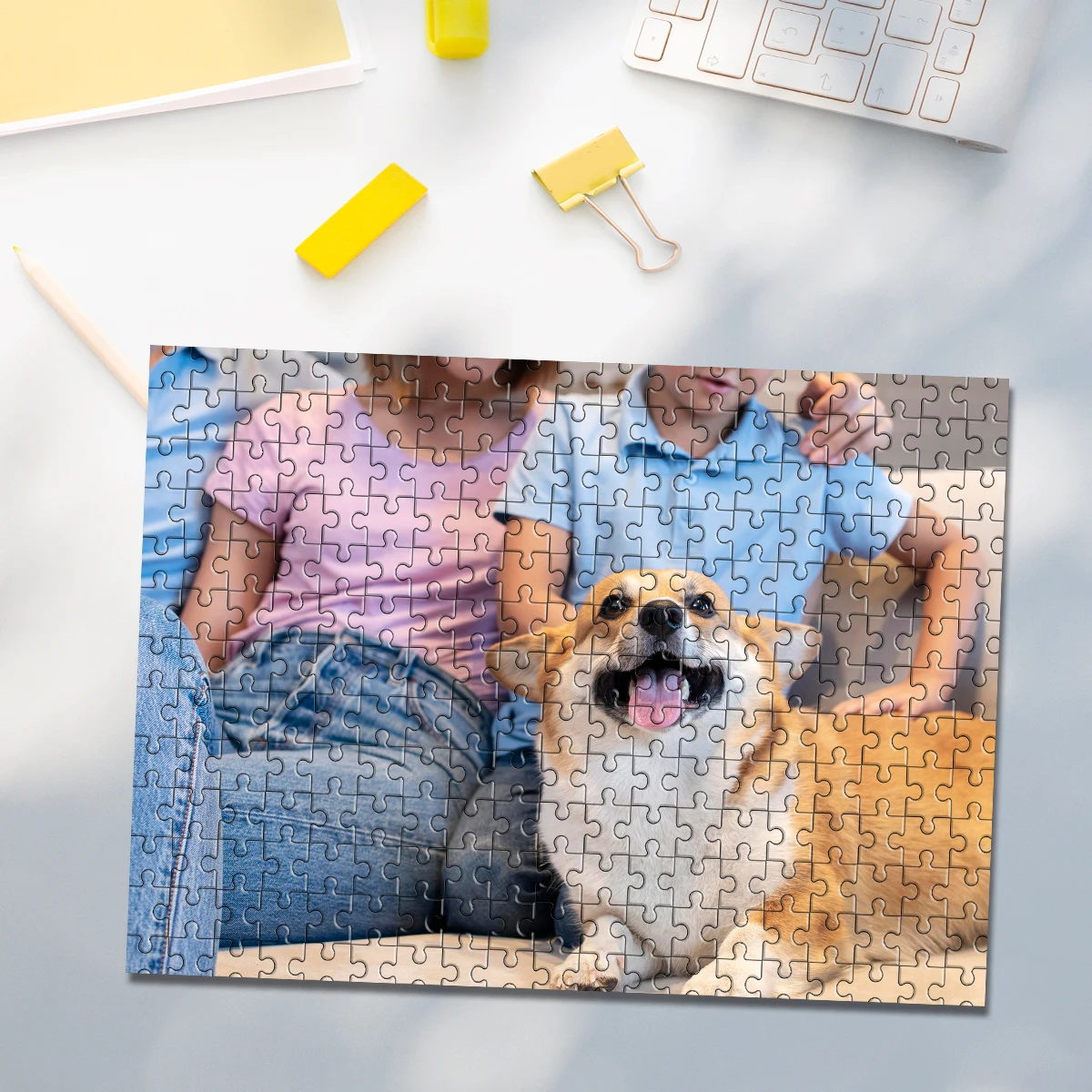 35/300/500/1018pcs Personalized Custom Photo Puzzle Pet Dog Wooden/cardboard for Adults DIY Toys Decoration