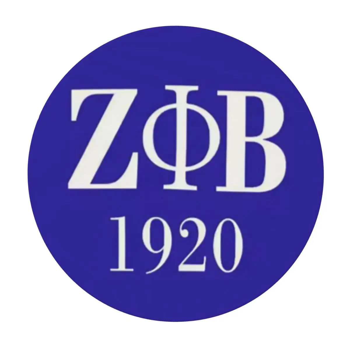 Zeta Phi Beta Sorority Logo Greek Letter 1920 Waterproof Round Tablecloth Oilproof Table Cloth Kitchen Events Dining Table Cover