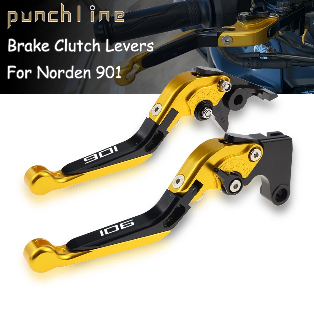 

Fit Norden 901 2023-2024 Clutch Handles For Norden901 Folding Extendable Brake Levers