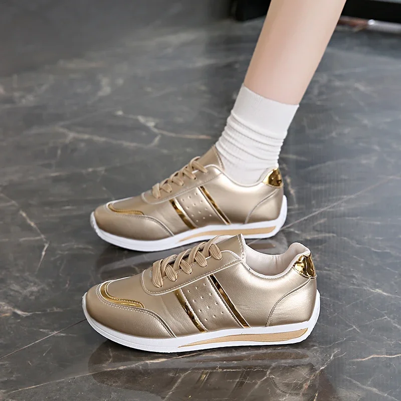 Women Casual Sport Sneakers Athletic Tennis Loafers Skateboard Vulcanized Shoes Woman Platform Elegant Fashion Basketball Shoes