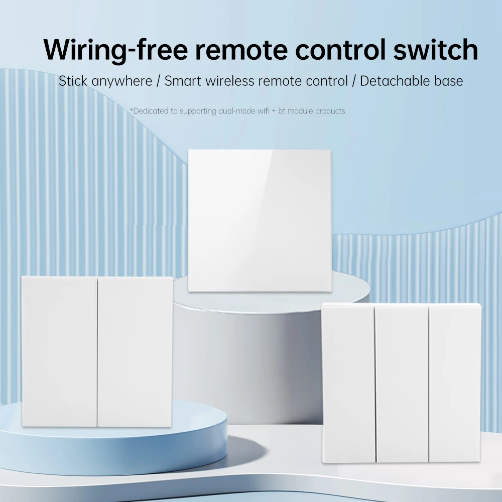 EWL03 2.4GHz 3V Wireless Remote Switch Connected EWeLink Wiring-Free Intelligent Random Stick Home Wall Smart Life Switch