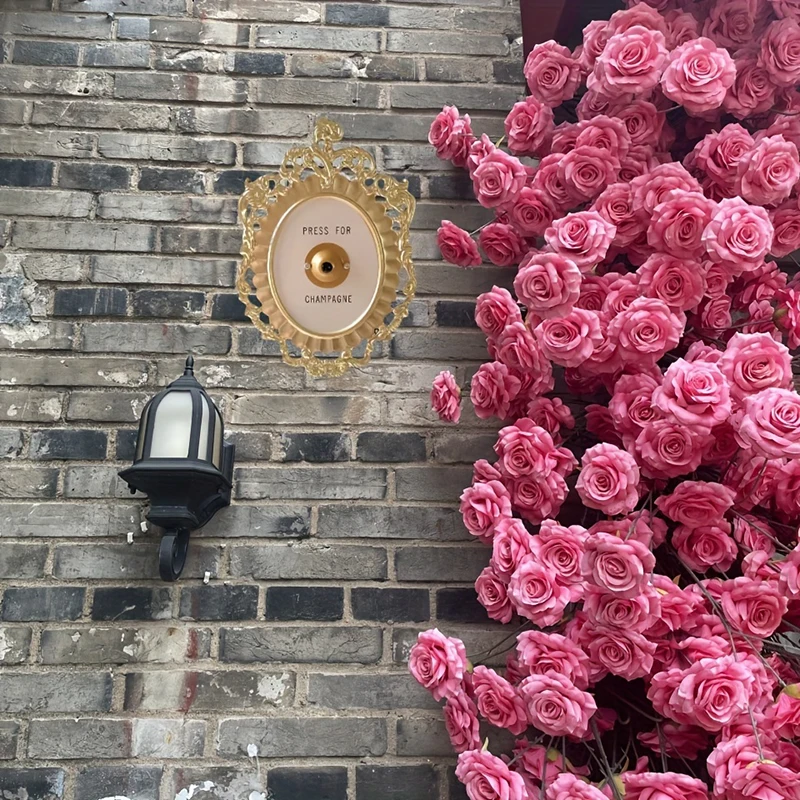 اضغط على حلقة زر الشمبانيا اضغط صغير لزر الشمبانيا اضغط على جرس الباب الشمبانيا جرس ديكور تحت عنوان الشمبانيا