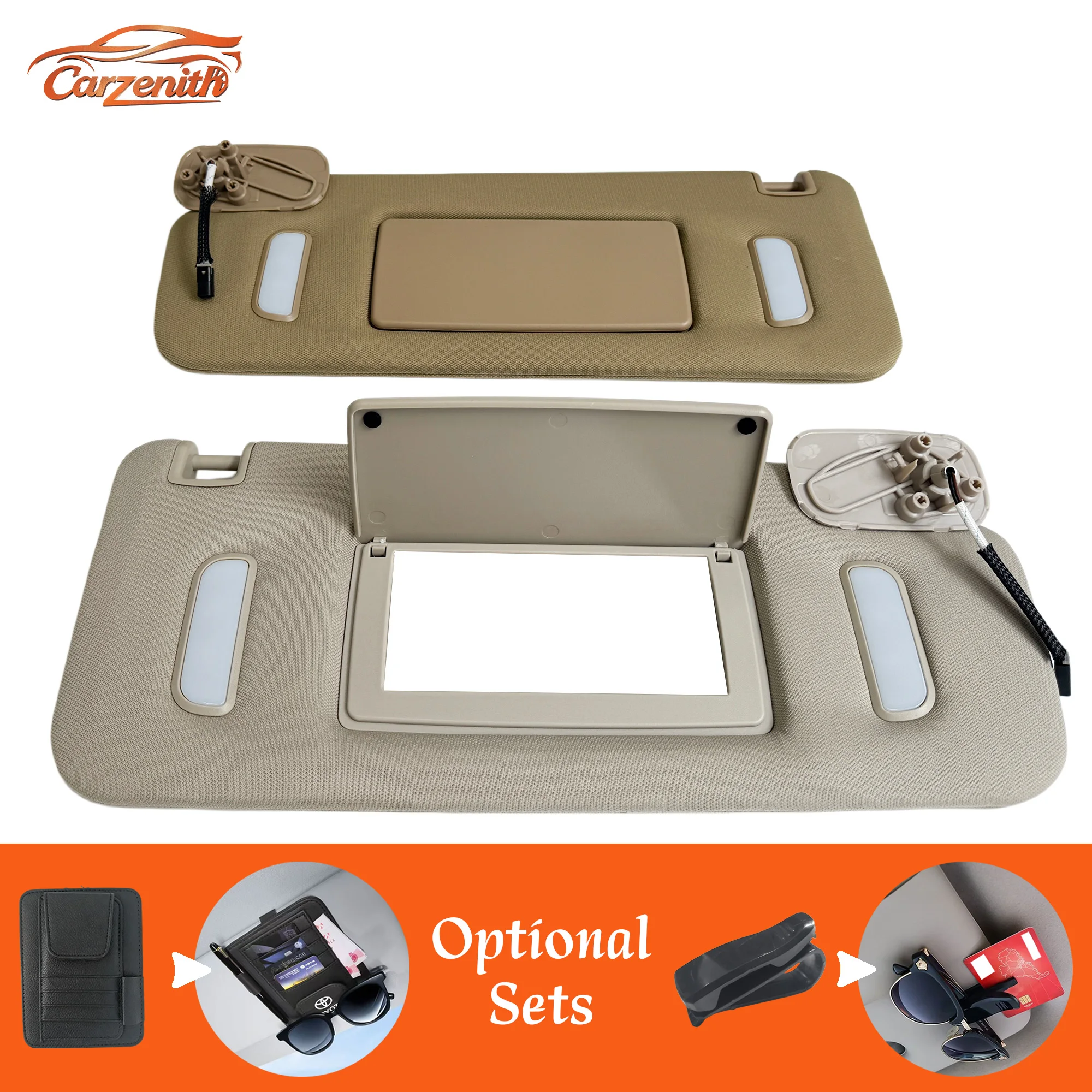 Sun Visor For Cadillac Escalade GMT926 ESV GMT927 EXT GMT936 GMT900 2007 2008 2009 2010 2011 2012 2013 Sunvisor Car Accessories