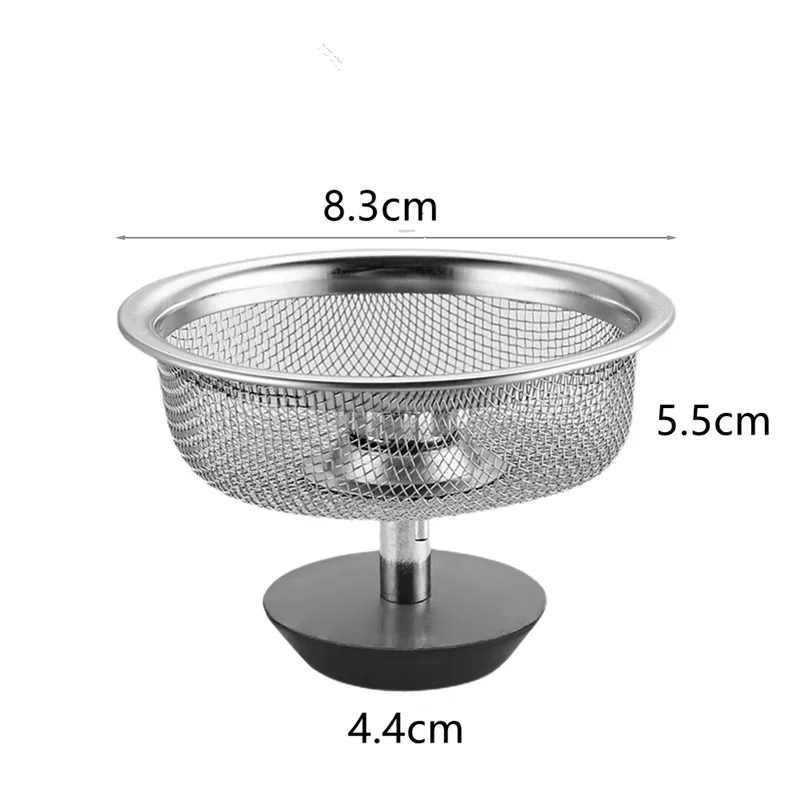 Stainless Steel Kitchen Sink Filter Mesh Sink Sewer Strainers Bathroom Floor Drains Catcher Waste Drain Hole Filter Trap Screen