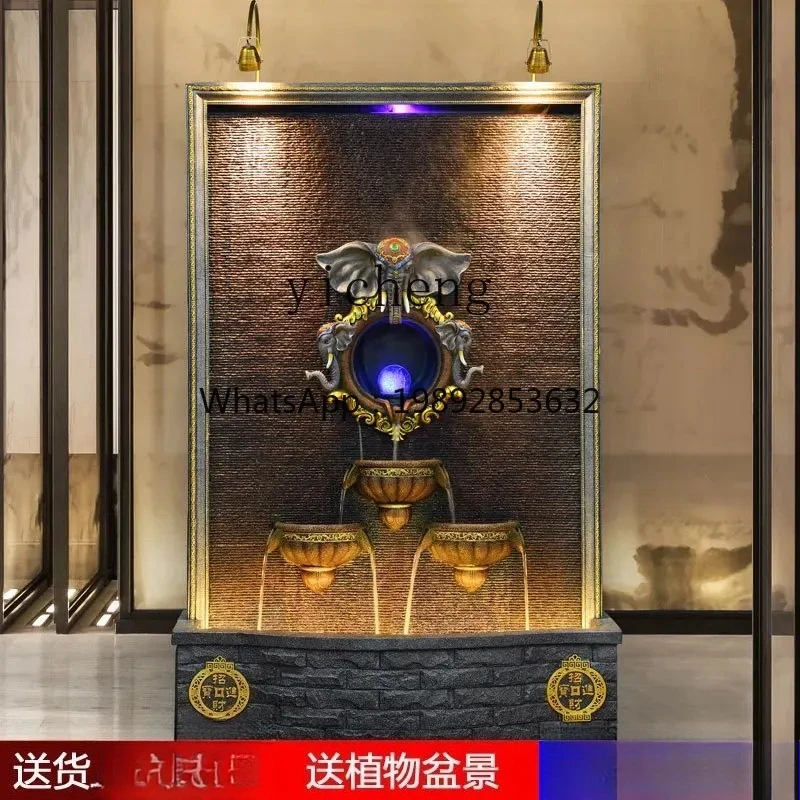 

AB Large European-Style Water Curtain Wall Water Screen Humidifier Decoration Garden Rockery Courtyard Living Room