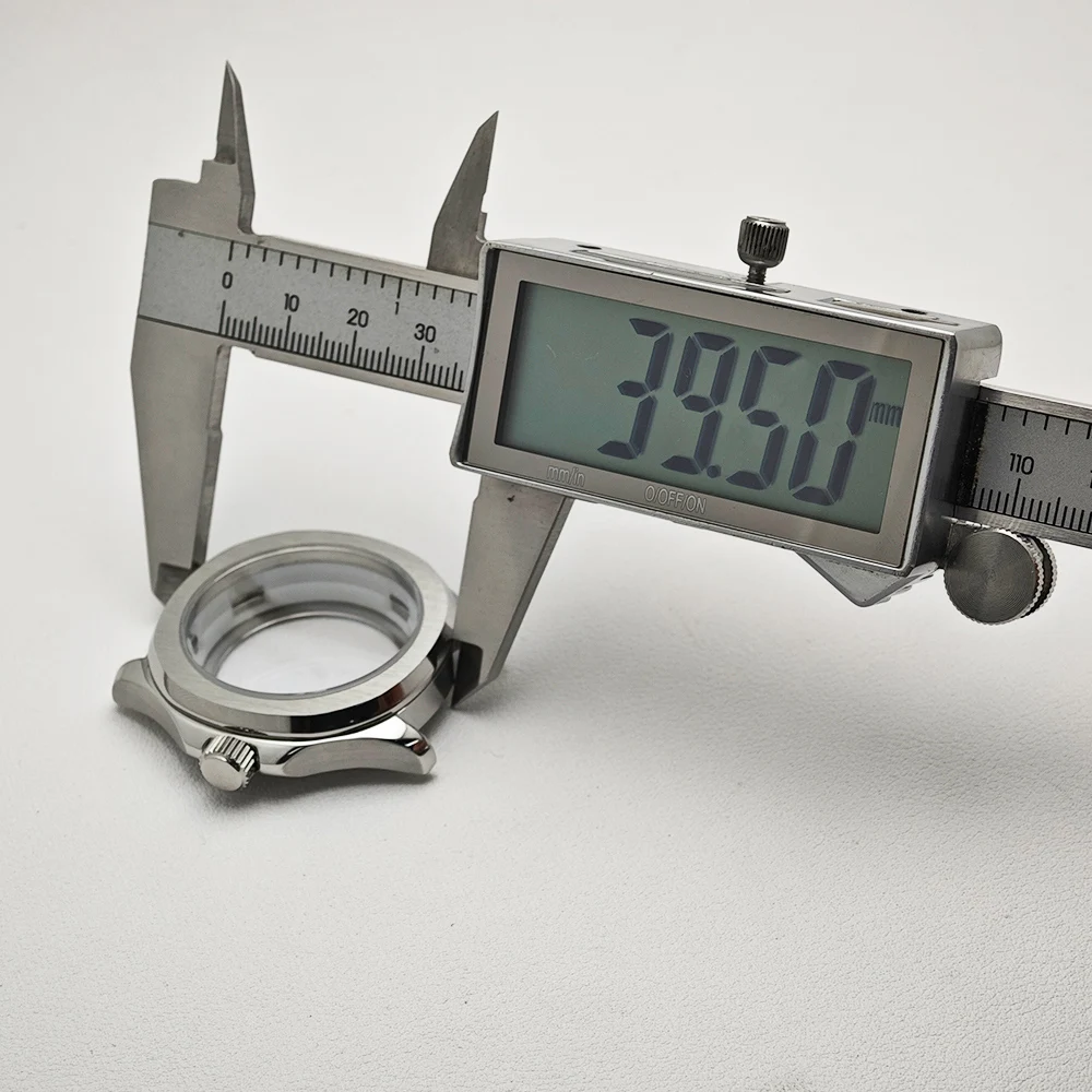 NH35-Gehäuse mit Innenring, Saphirglas, 39,5 mm Uhrenbox, passend für NH35 NH36 Uhrwerk, 20 mm Uhrenarmband, Zubehör für mechanische Uhren – Detail 8