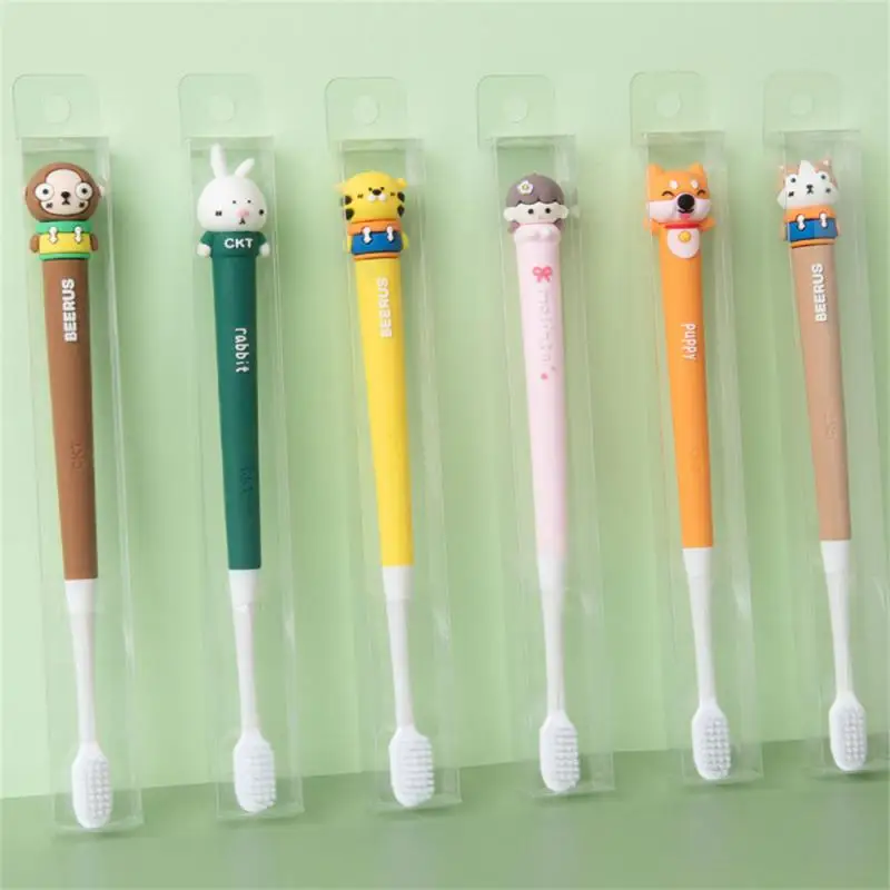 

Ages 6-12 Comfortable Long-lasting Easy To Use Cute Design Affordable Children's Toothbrush For Daily Use Soft Bristle Reliable